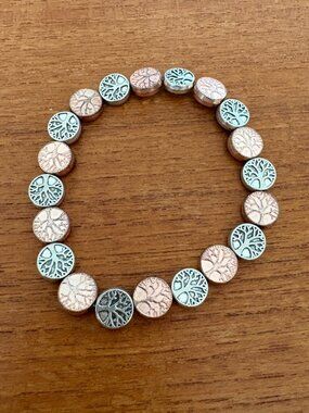 NWOT Italian Boho Tree of Life Bracelet